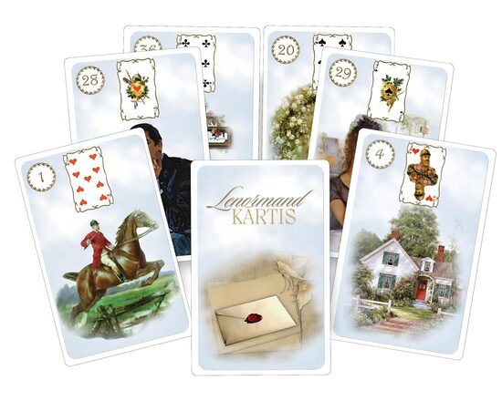 Sky Blue Lenormand cards